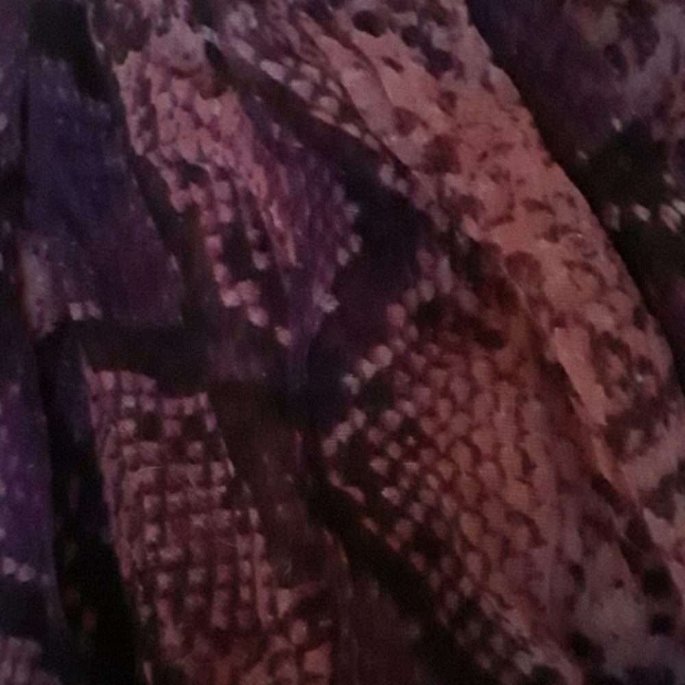 Versatile Purple Scarf - Picture 2 of 3